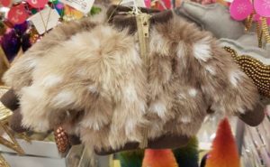 Need something posh on your tree? How about a tiny fur jacket?