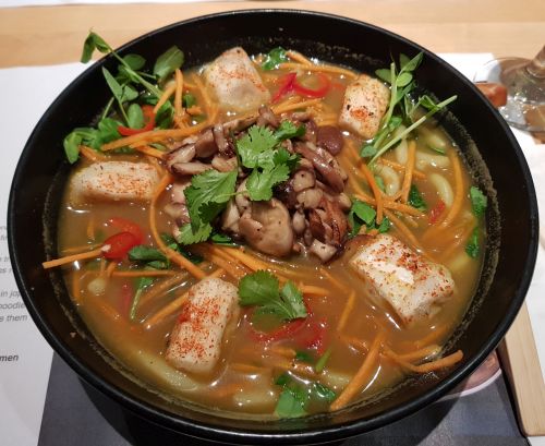 Wagamama vegane Suppe mit Tofu