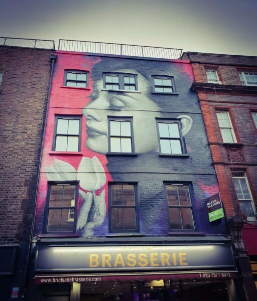 Zabou London Street Art Audrey Hepburn Brick Lane