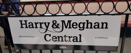 Neue Zugstation "Harry und Meghan Central"