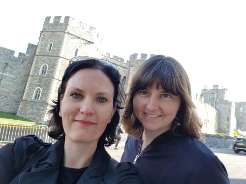 Mit Sandra bei der Royal Wedding in Windsor
