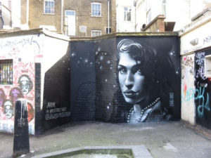 Amy Winehouse Street Art Trail in Camden (Artist: Filth)