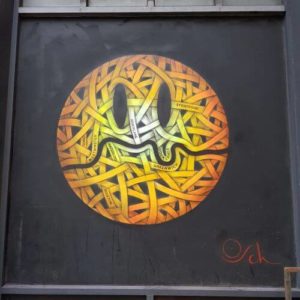 London Smiley von Otto Schade (Osch) - Street Art in Shoreditch, London