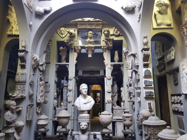 London Sir John Soane Museum Gipsfiguren