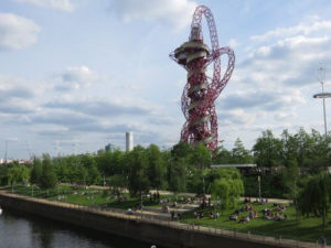 Acelor Mittal Orbit is the tallest sculpture in the UK and you can abseil from top