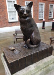 Hodge Katze Skulptur Dr Johnson London