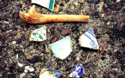 Mudlarking Schatzsuche London Funde Pipe Scherben