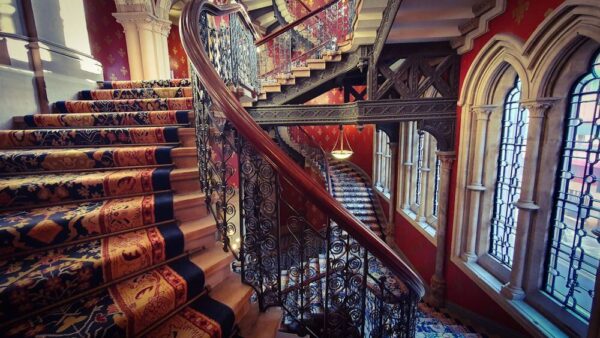 London St. Pancras Renaissance Treppeaufgang Hotel