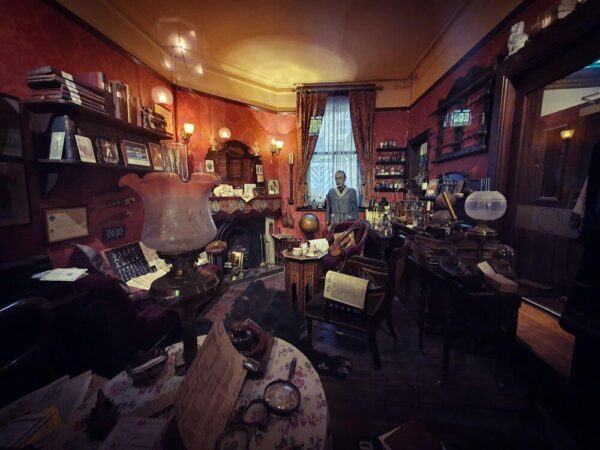 London Sherlock Holmes Wohnzimmer Detektiv