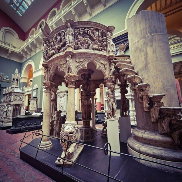 London V&A Cast Court Kanzel Pisa Cathedral Pisano 1311