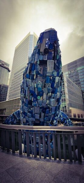 London Canary Wharf Wal Plastik Wood Wharf