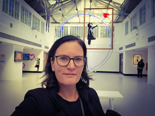 London Banksy Unlimited Ausstellung Simone