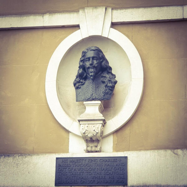 London Banqueting House Whitehall Charles I Büste